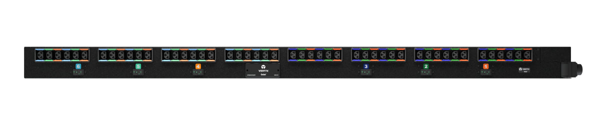 Vertiv UI10029 – Rack-PDU Basic, 3-phasig, 48× AC-Ausgänge, 32 A, 230/400 V, 0U vertikal, 22,0 kW