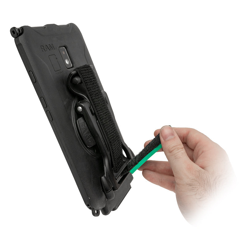 RAM Mounts Tablet-Ständer für Tablets – magnetisch, mit Handschlaufe – Schwarz/Grün