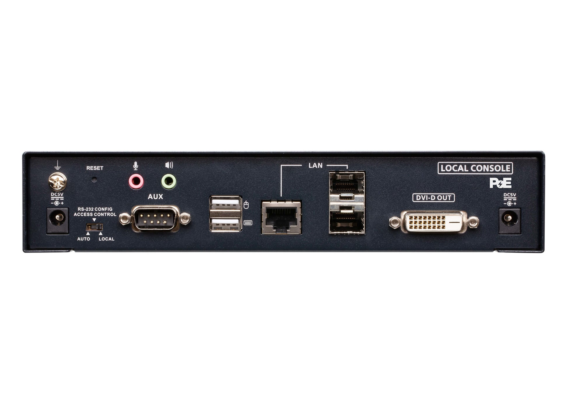 ATEN KE6922T – KVM Sender (TX) über IP/Glasfaser, DVI-D Dual-Link, 2560×2048@50 Hz, 10 km, PoE, Dual-SFP