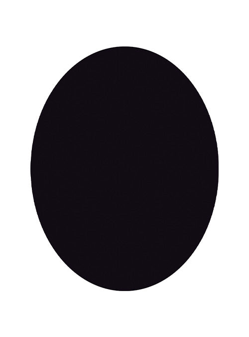 Securit Silhouette-Kreidetafel Oval – 300 × 500 mm – Melamin, schwarz – für Kreide – Wandmontage