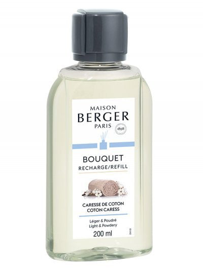 Maison Berger Paris Nachfüllung für Duftstäbchen, Caresse de Coton, 200 ml