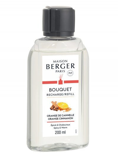 Maison Berger Paris Maison Berger – Nachfüllung für Duftstäbchen, Orange de Cannelle, 200 ml