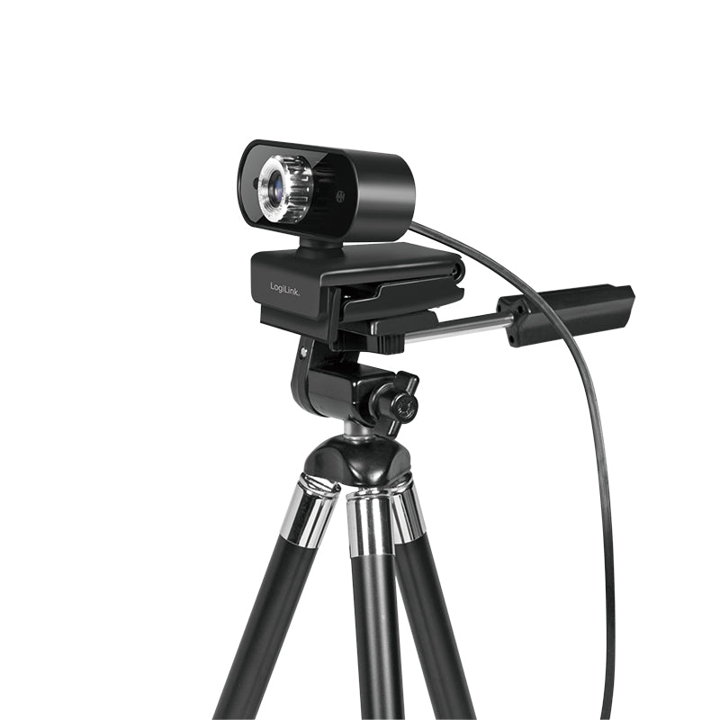 LogiLink UA0368 Webcam – HD 720p, 30 fps, USB 2.0 – Schwarz