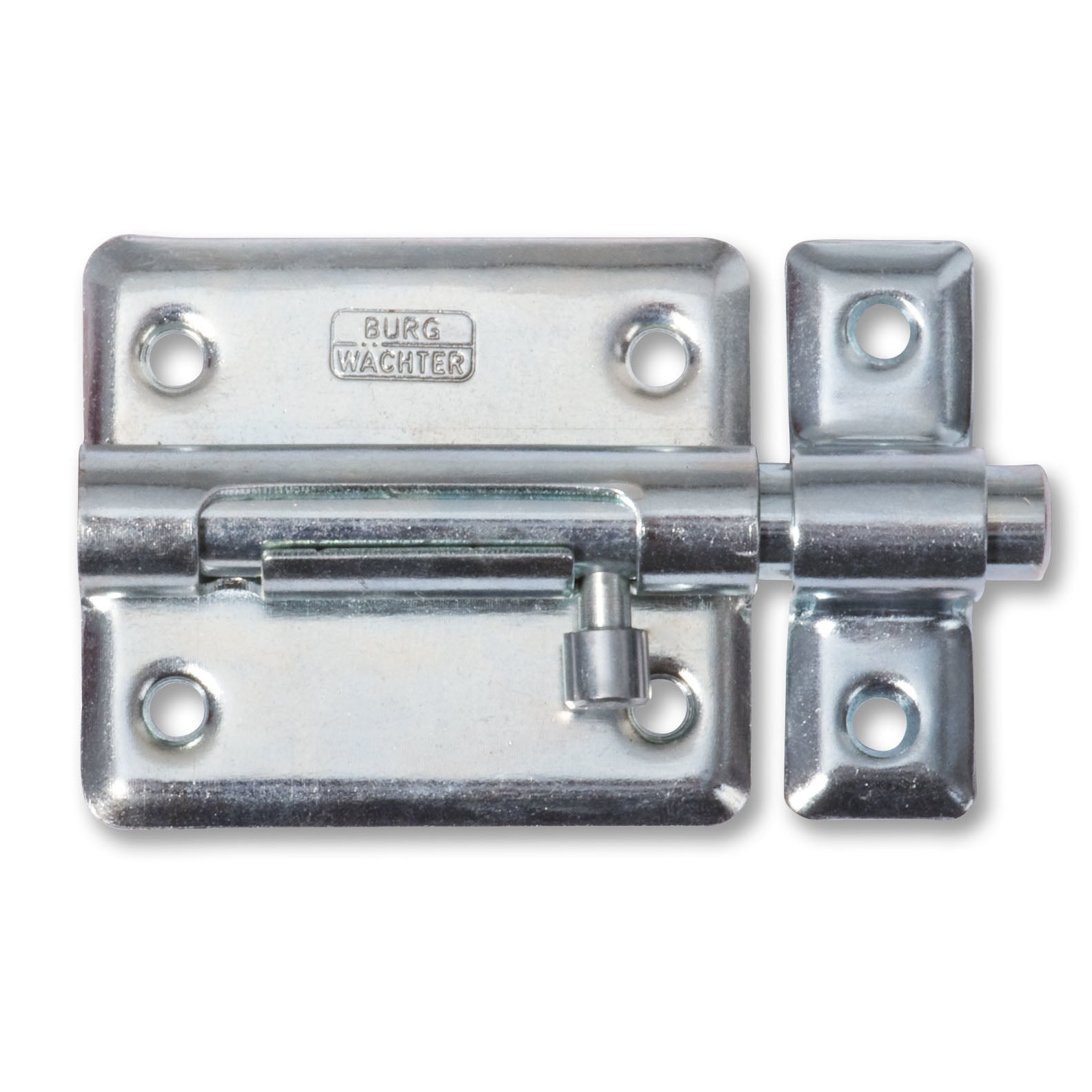 BURG-WÄCHTER Burgwächter Riegel – Edelstahl, 70×60 mm, Aussen, Silber