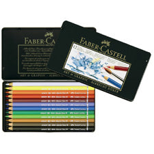 Faber-Castell Aquarellfarbstifte – 12 Farben, im Kartonetui, mit Pinsel
