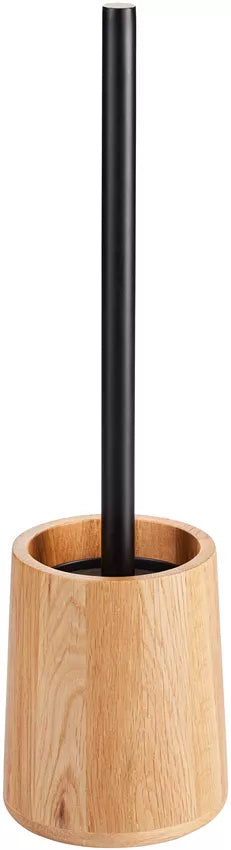 Diaqua WC-Bürstenset – Holz, Eiche, Braun, einfach zu säubern, H 41 cm, Ø 11 cm