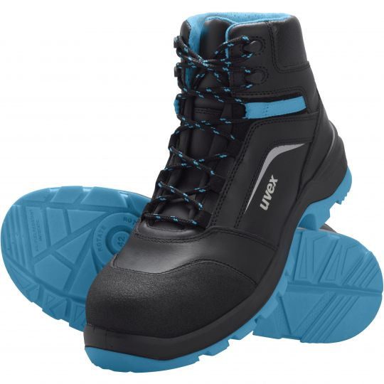 Uvex 2 xenova Sicherheitsstiefel S3 – schwarz/blau – Grösse 40