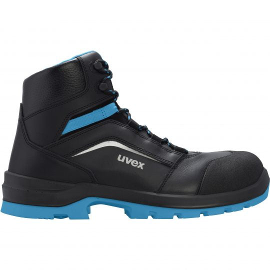 Uvex 2 xenova Sicherheitsstiefel S3 – Schwarz/Blau – Grösse 47