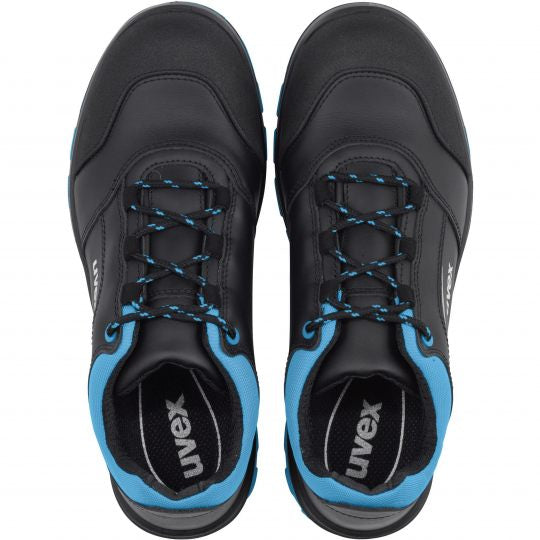 Uvex 2 xenova Sicherheits-Halbschuhe S3 SRC – Schwarz/Blau – Grösse 47