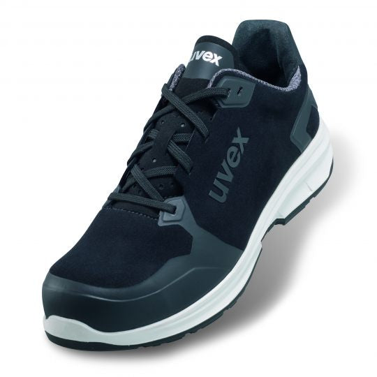 Uvex 1 sport Sicherheits-Halbschuh S3 SRC – schwarz/grau – Grösse 43, Weite 11