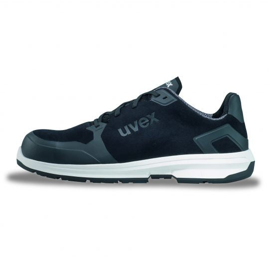 Uvex 1 sport Sicherheits-Halbschuh S3 SRC – schwarz/grau – Grösse 41, Weite 11