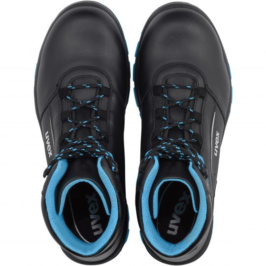 Uvex 2 xenova Sicherheitsstiefel S2 SRC – schwarz/blau – Grösse 44