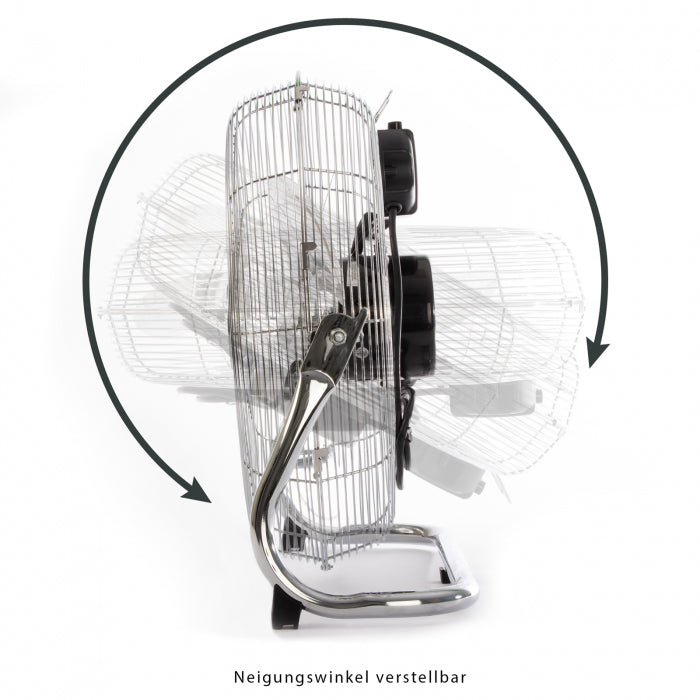 ProfiCare Bodenventilator PC-VL 3066 – 45 cm, 3 Stufen, 100 W, Weiss