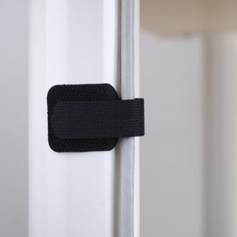 Label-the-cable WALL STRAP – Klettkabelhalter, 30 mm × 0,09 m, Schwarz, 10 Stück