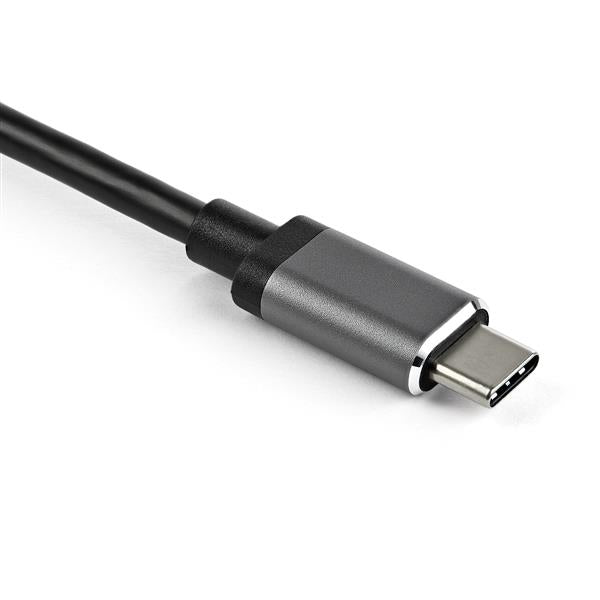 StarTech.com USB-C auf HDMI/miniDP Adapter HDMI 2.0 4K 60 Hz – 0,152 m – Schwarz/Grau