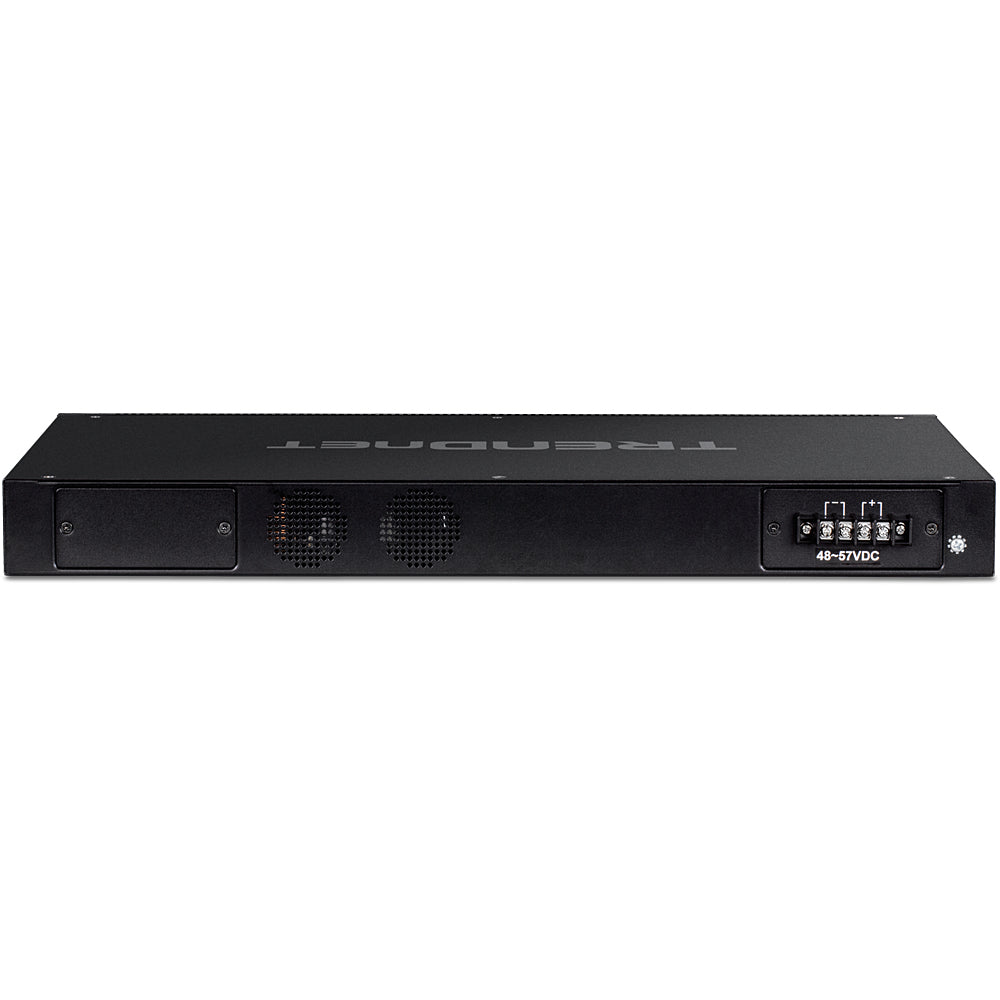 TRENDnet TI-RP262i – Verwalteter L2 Switch – 24× 1G, 2× SFP, PoE+, PoE-Budget 685 W, 19", 1U