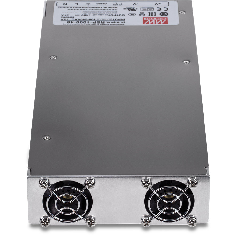 Trendnet TI-RSP100048 Netzteil 1000 W – 48 V DC/21 A, aktive PFC – für PoE-Switches und Wi-Fi-Access-Points
