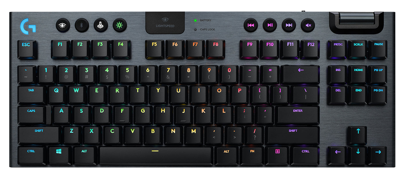 Logitech G G915 TKL – Gaming-Tastatur TKL – mechanisch, RGB – Bluetooth & 2,4 GHz (USB-A) – QWERTY (Nordisch)