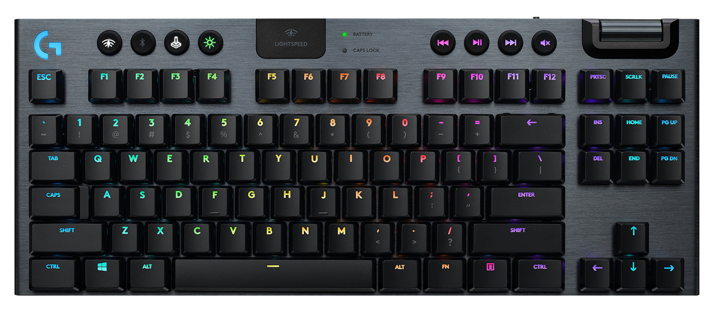 Logitech G G915 TKL – Gaming-Tastatur – Mechanisch – Bluetooth & 2,4 GHz (USB-A Empfänger) – RGB