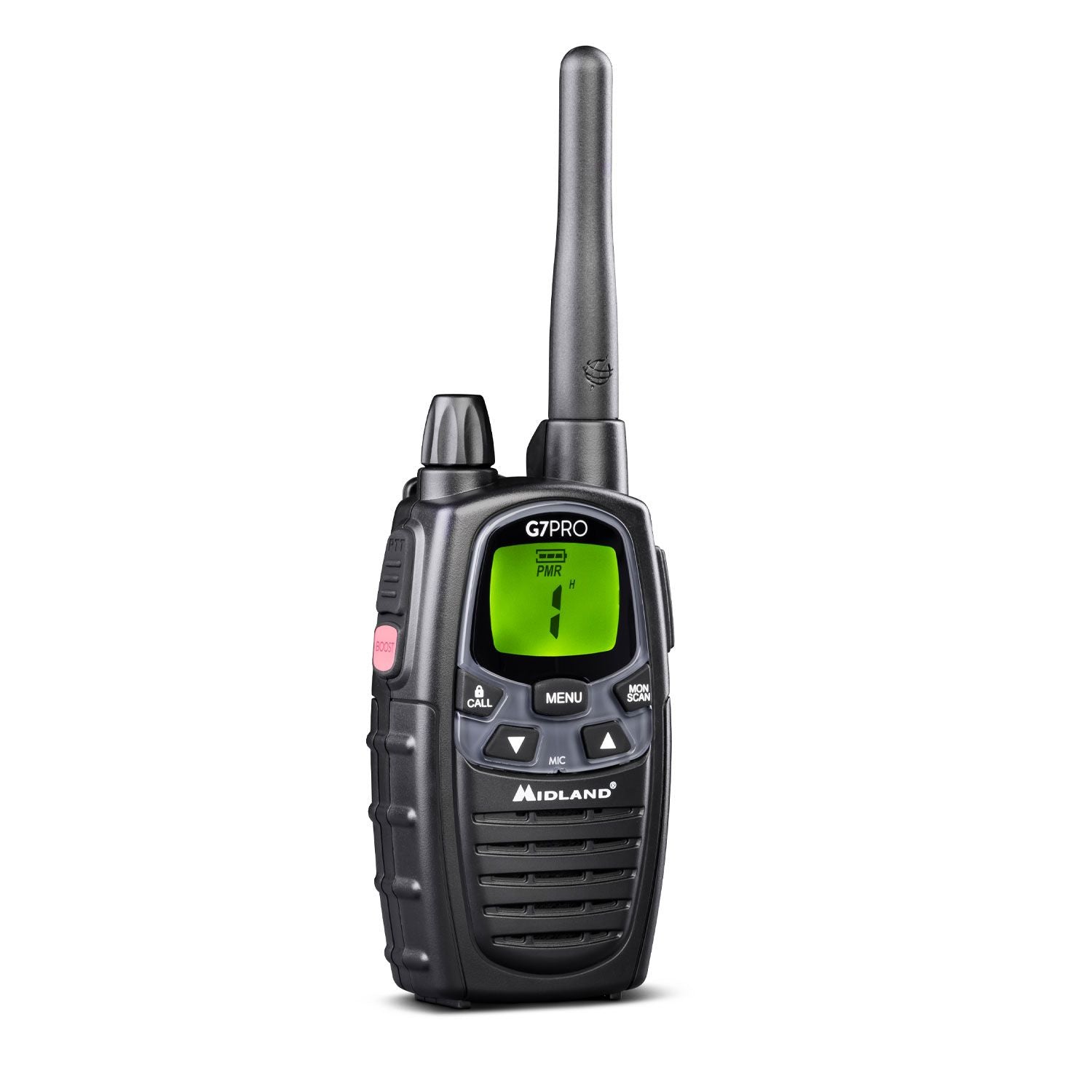 Midland G7Pro Twin – Funkgerät, PMR, 446 MHz, Schwarz