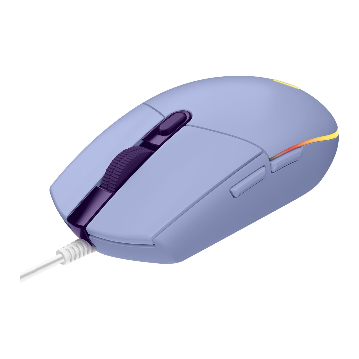 Logitech G G203 LIGHTSYNC – Gaming-Maus – Kabelgebunden (USB-A), 8000 DPI, RGB-Beleuchtung, Lila