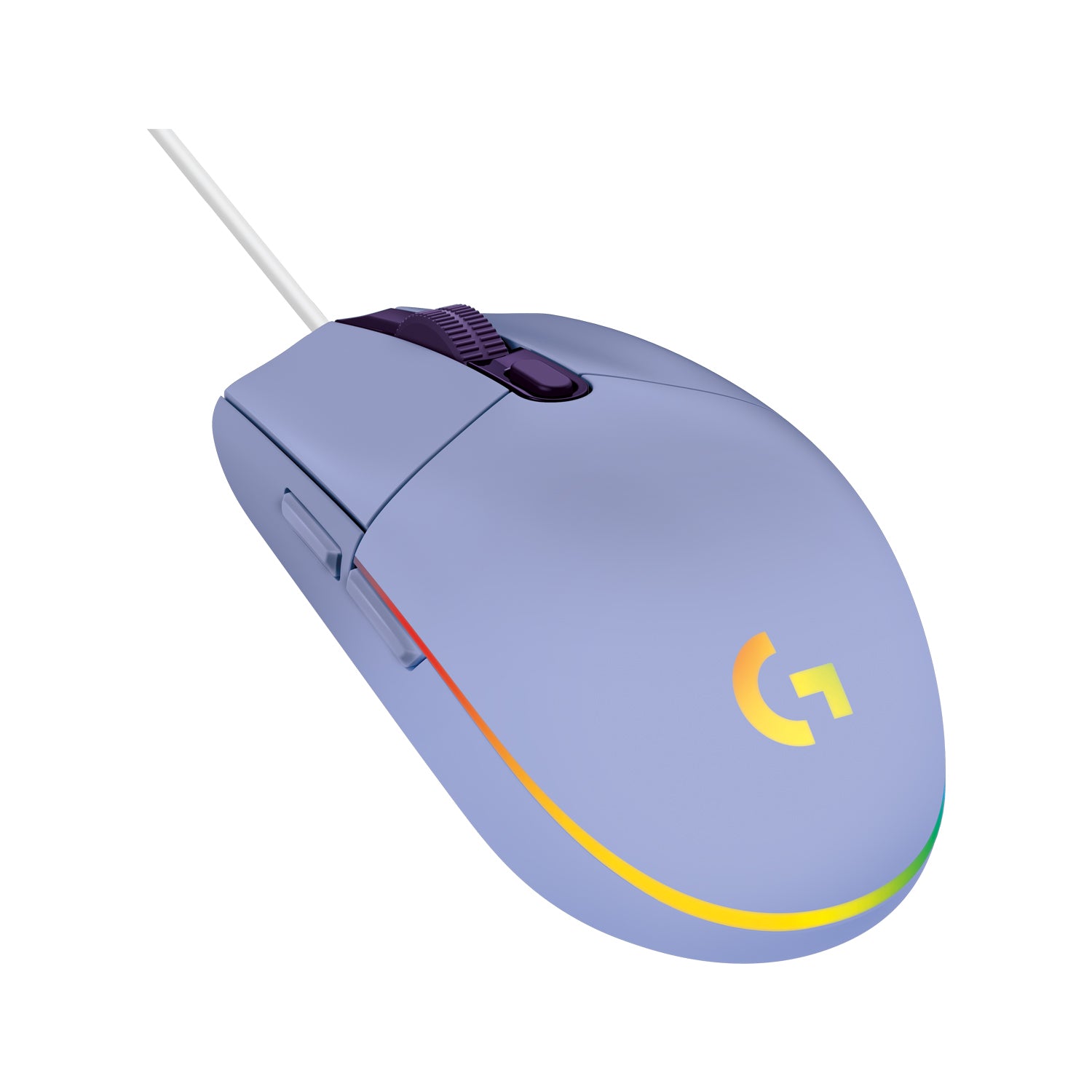 Logitech G G203 LIGHTSYNC – Gaming-Maus – Kabelgebunden (USB-A), 8000 DPI, RGB-Beleuchtung, Lila