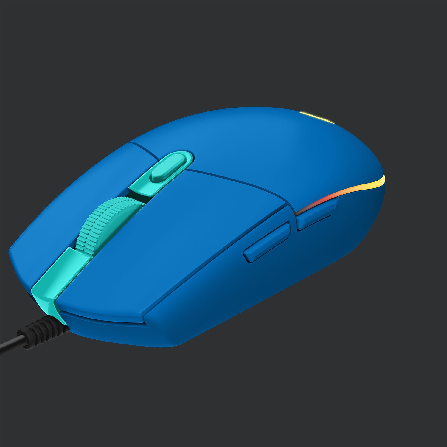 Logitech G G203 LIGHTSYNC – Gaming-Maus – Kabelgebunden (USB-A), 8000 DPI, RGB-Beleuchtung, Blau