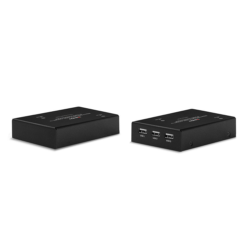 Lindy DisplayPort 1.2/USB KVM-Extender über Glasfaser, bis 300 m