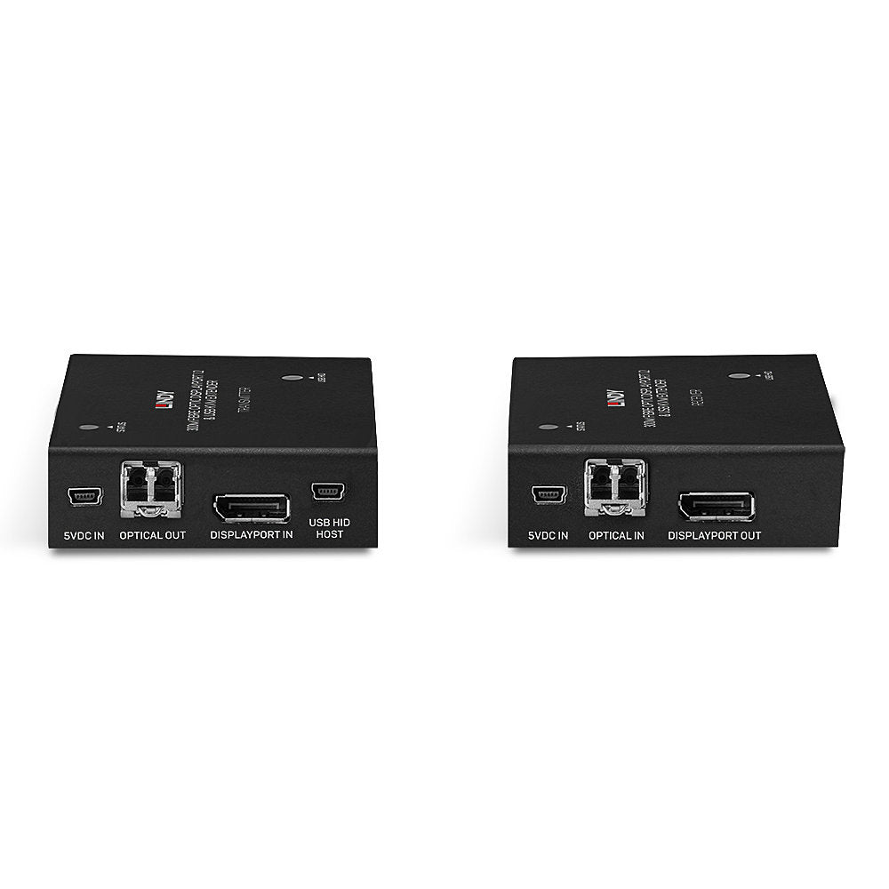 Lindy DisplayPort 1.2/USB KVM-Extender über Glasfaser, bis 300 m