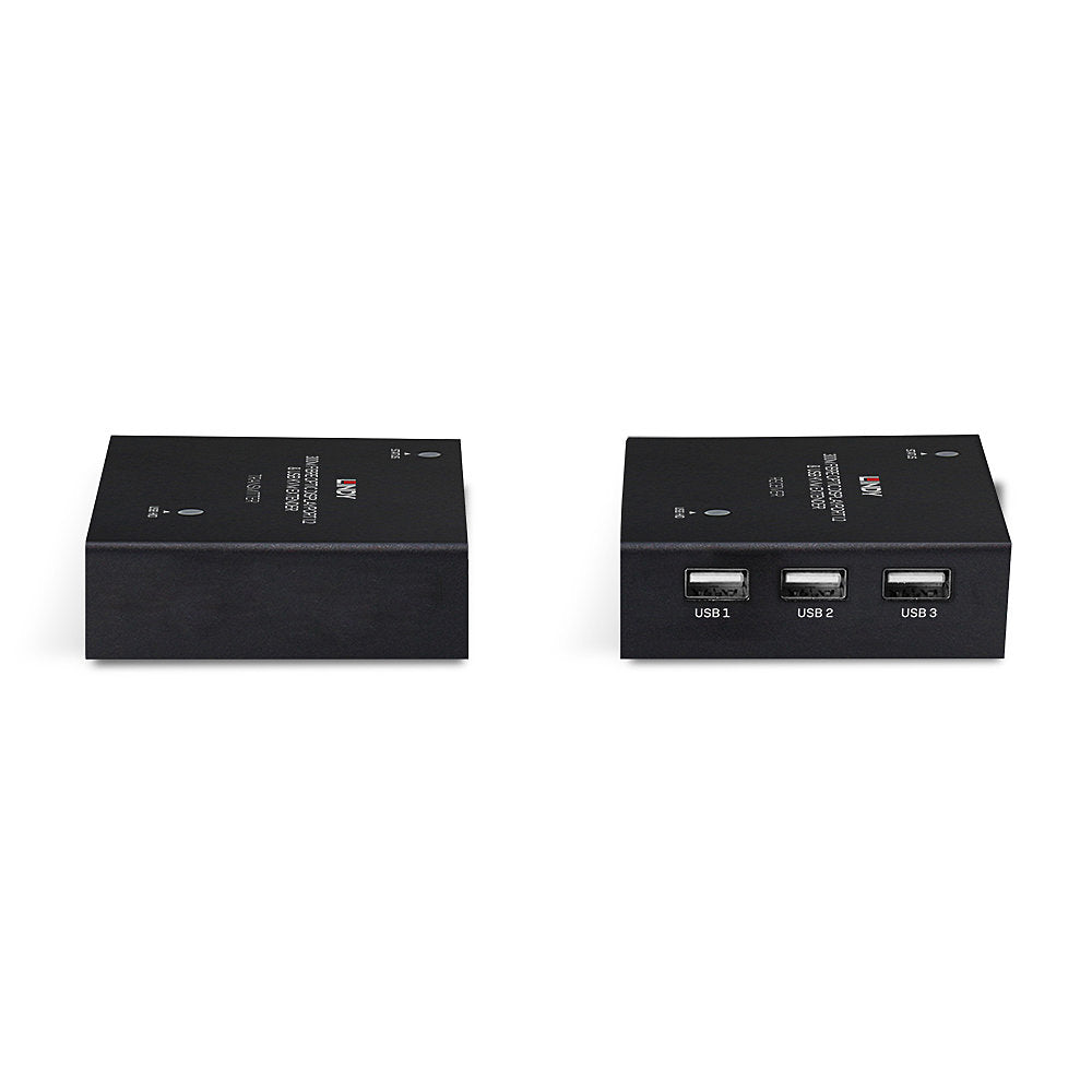 Lindy DisplayPort 1.2/USB KVM-Extender über Glasfaser, bis 300 m