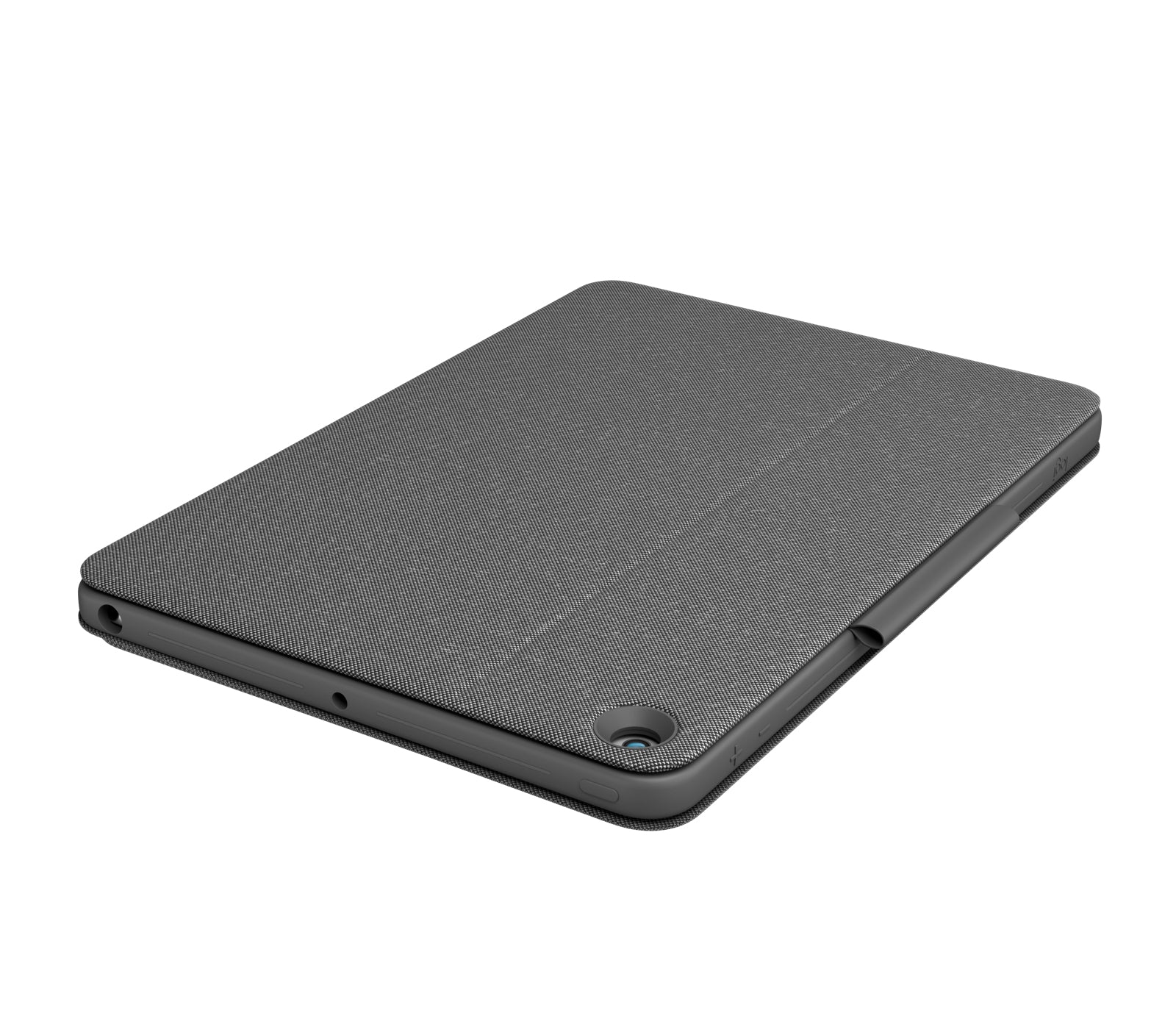 Logitech Combo Touch – Tastatur, kabellos (Smart Connector), DE-Layout (DE), beleuchtet – für iPad (7. Gen.)
