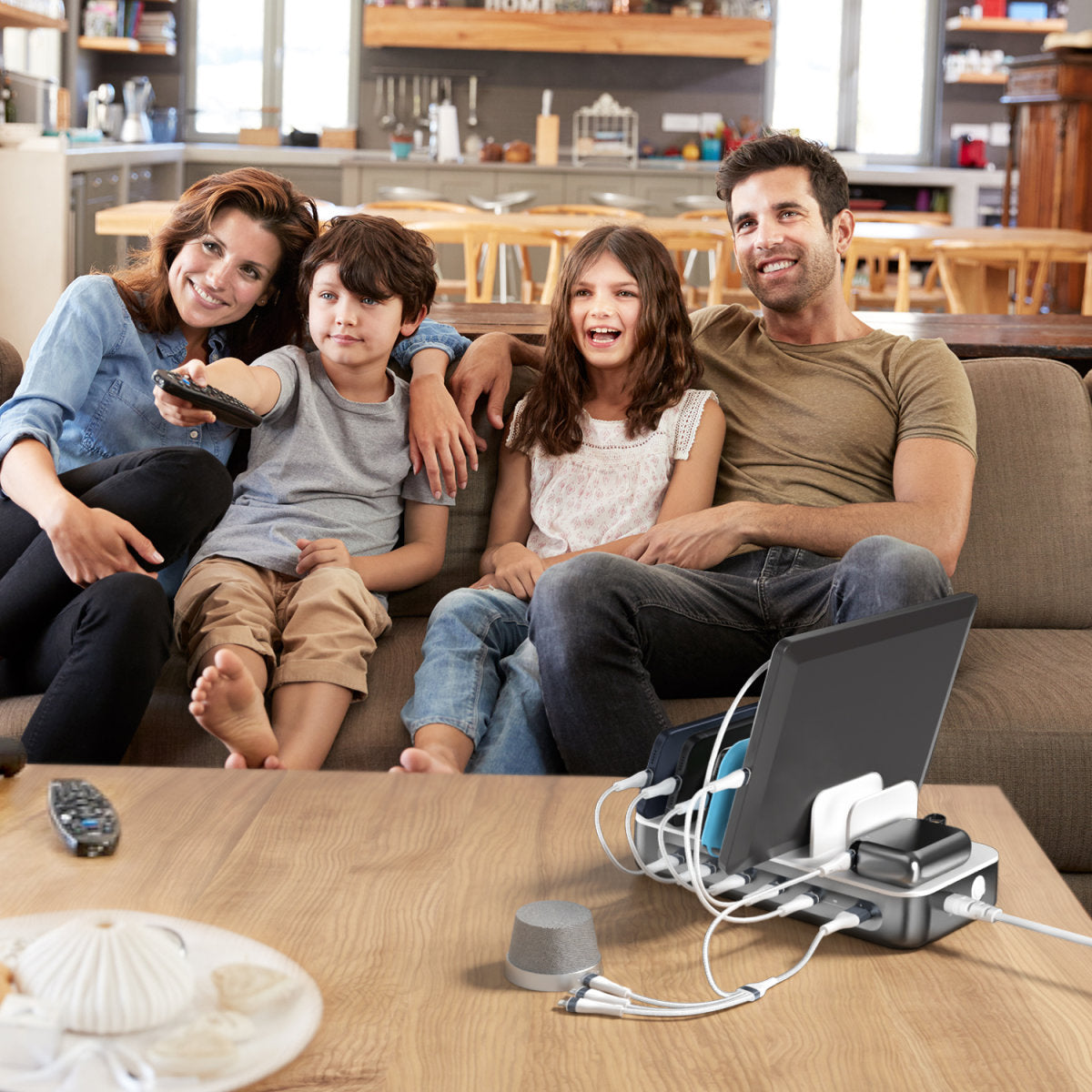 4smarts Team Ladestation – 100 W – für Nintendo Switch, Universal, Smartphone u. a.
