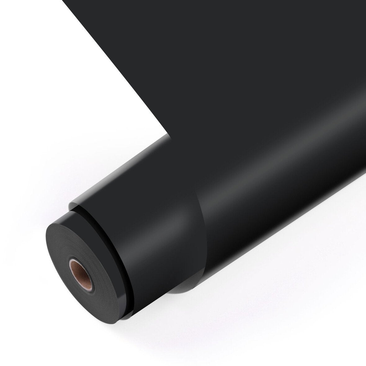 LOKLiK Vinylfolie, permanent, matt – 30,5 cm × 12 m, schwarz – 1 Rolle