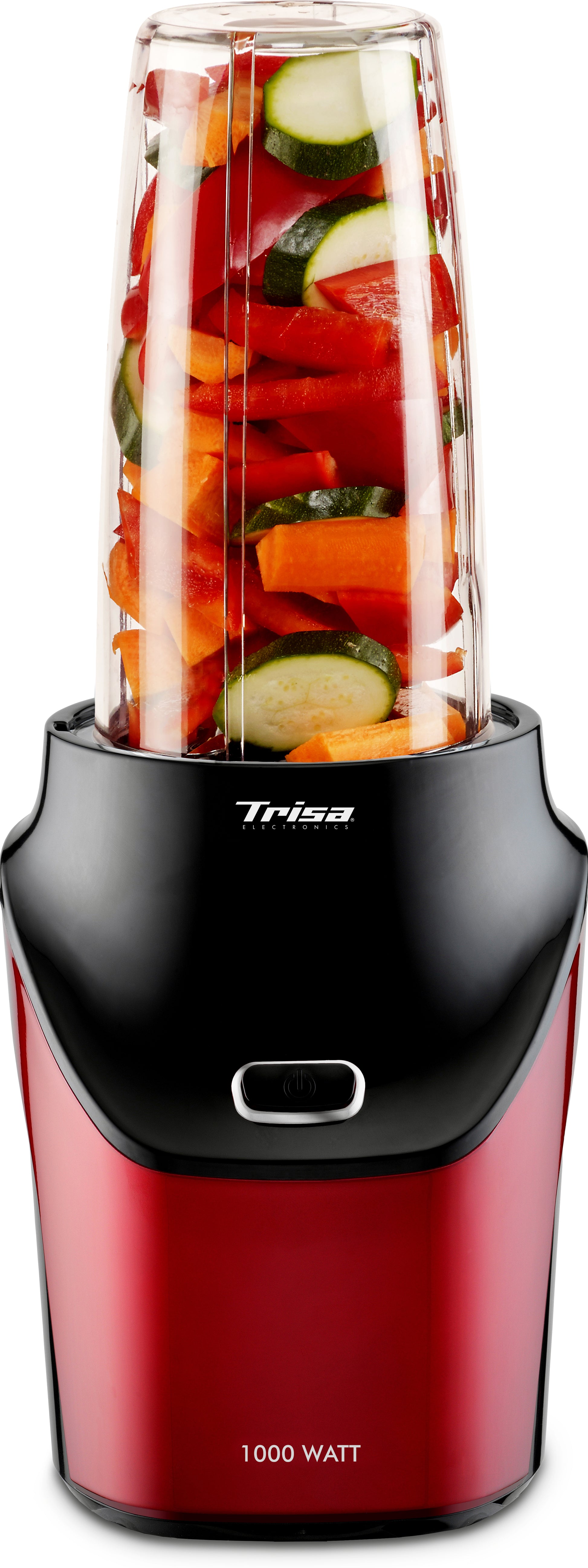 Trisa Electronics Trisa Smoothie-Mixer Nutri Blender Energy – 1 l, 1000 W – To-Go – Rot