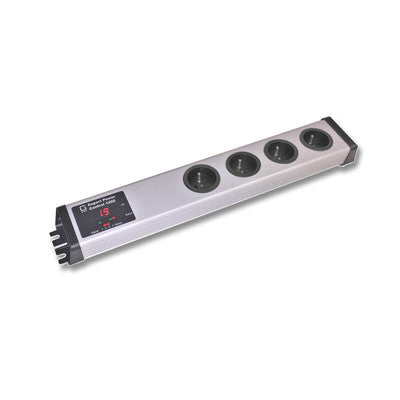 Güde Standard Steckdosenleiste, 4×T13, mit Schalter, 3 m, Eingang T13 – Schwarz