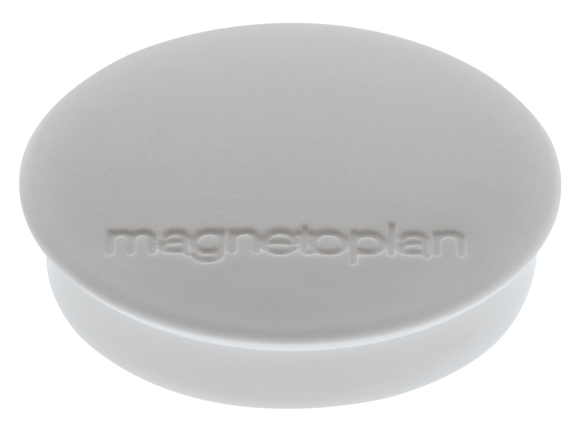 Magnetoplan Tafelmagnete – Ø 30 mm, 10 Stk., weiss
