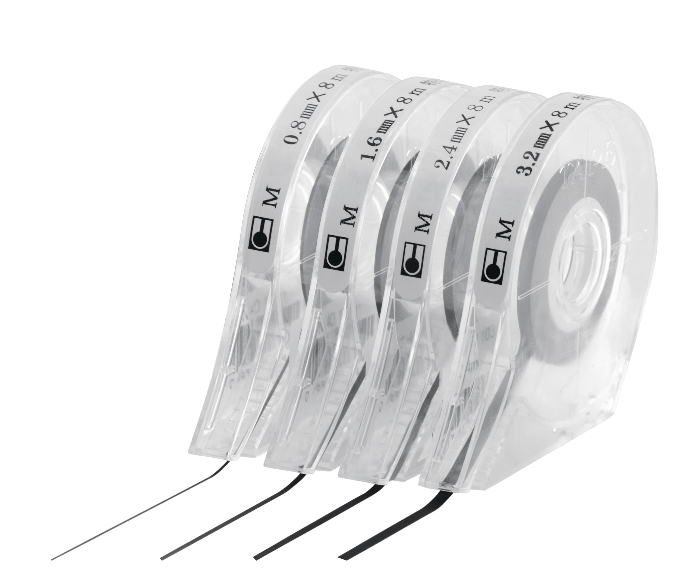 Magnetoplan Magnetband (selbstklebend) – 1,6 mm × 8 m, schwarz
