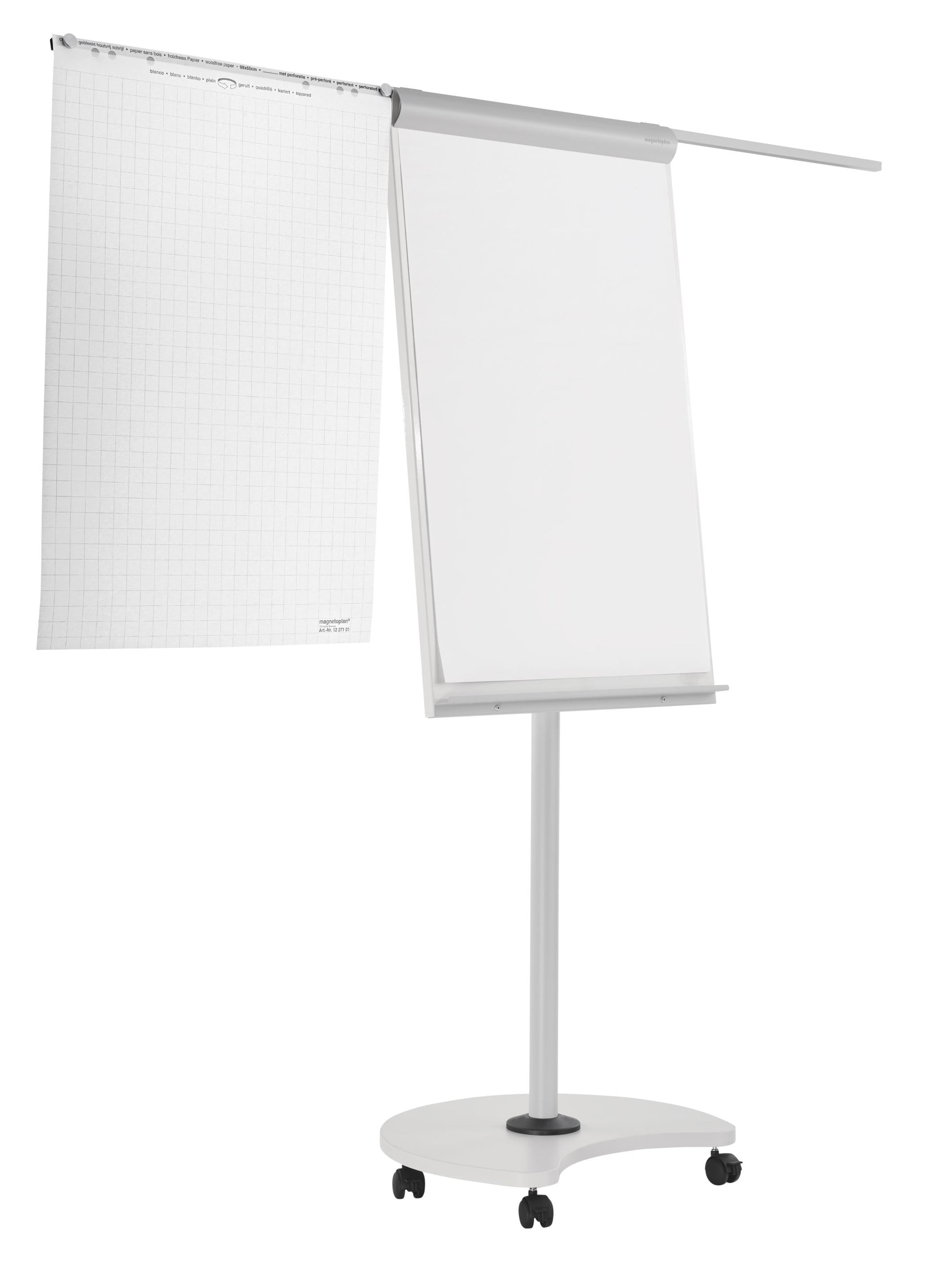 Magnetoplan Flipchart Junior Plus – 68 × 97 cm, Metall, Weiss