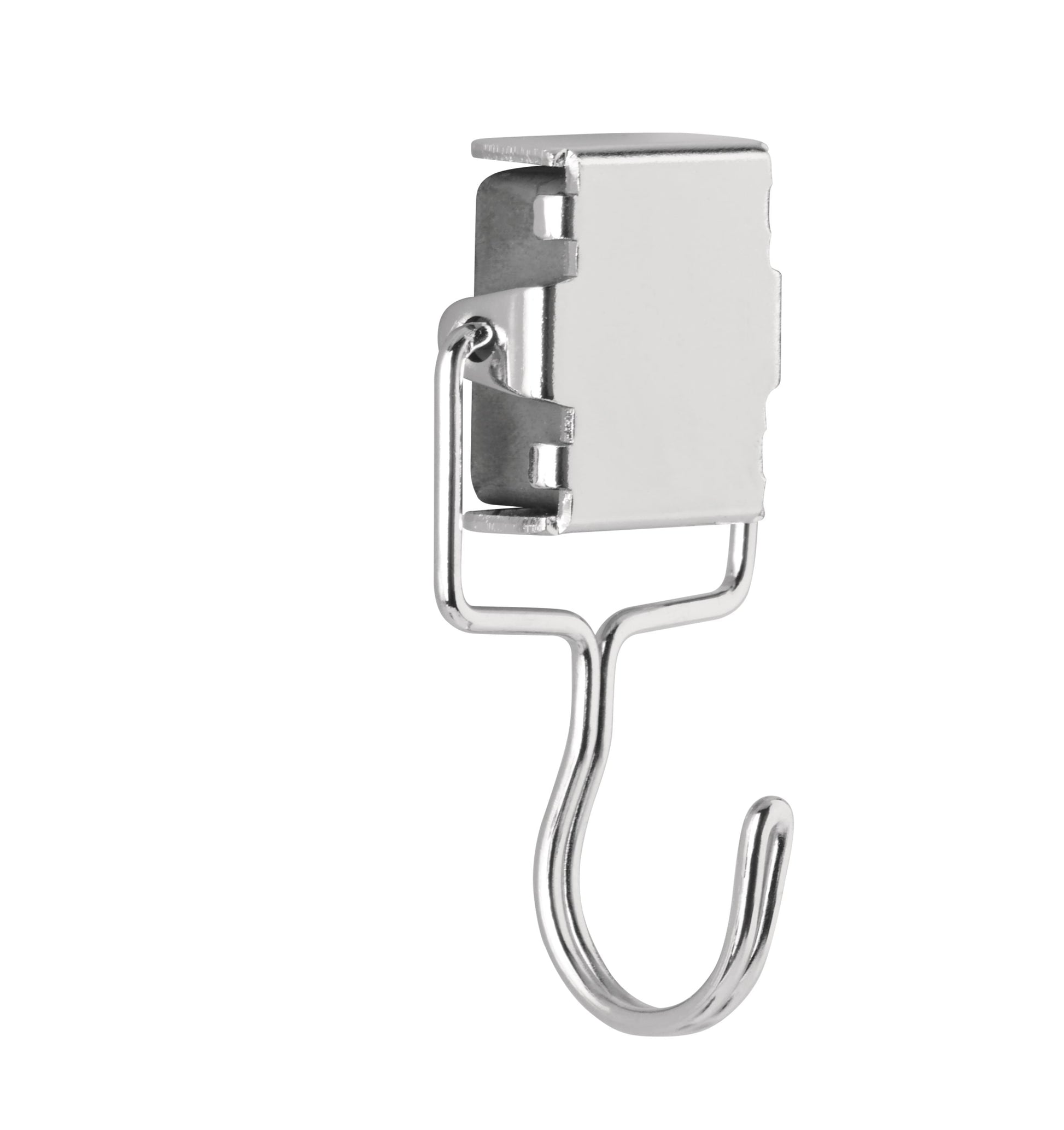 Magnetoplan Magnethaken 16667 – Höhe 65 mm – Tragkraft 1,5 kg – Silber – 1 Stück