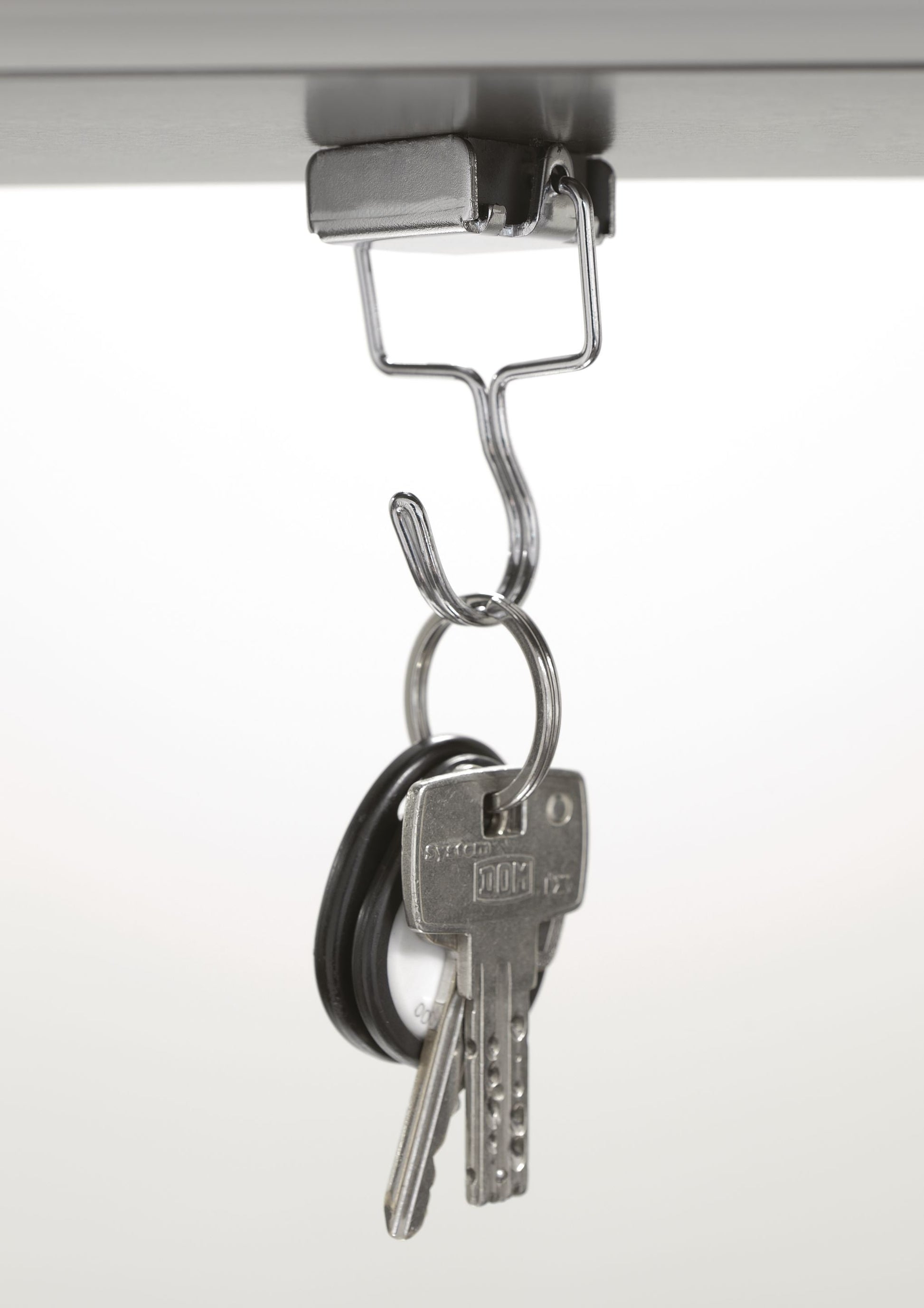 Magnetoplan Magnethaken 16667 – Höhe 65 mm – Tragkraft 1,5 kg – Silber – 1 Stück