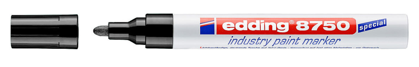 Edding Permanent Marker – Schwarz, 1 Stück