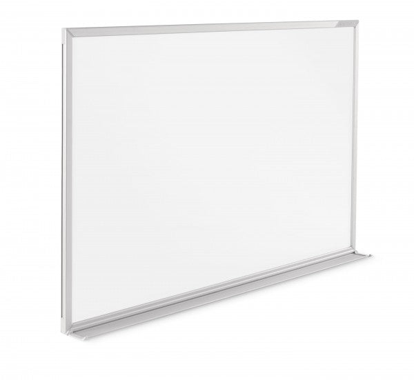 Magnetoplan Whiteboard – 200 × 100 cm, Emaille, magnetisch, Aluminiumrahmen, Wandmontage, inkl. Stiftablage