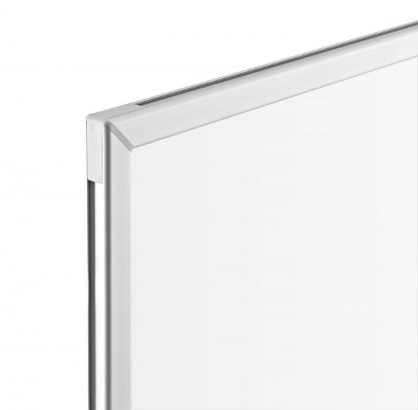 Magnetoplan Whiteboard – 180 × 120 cm, Emaille, Alu-Rahmen, inkl. Stiftablage