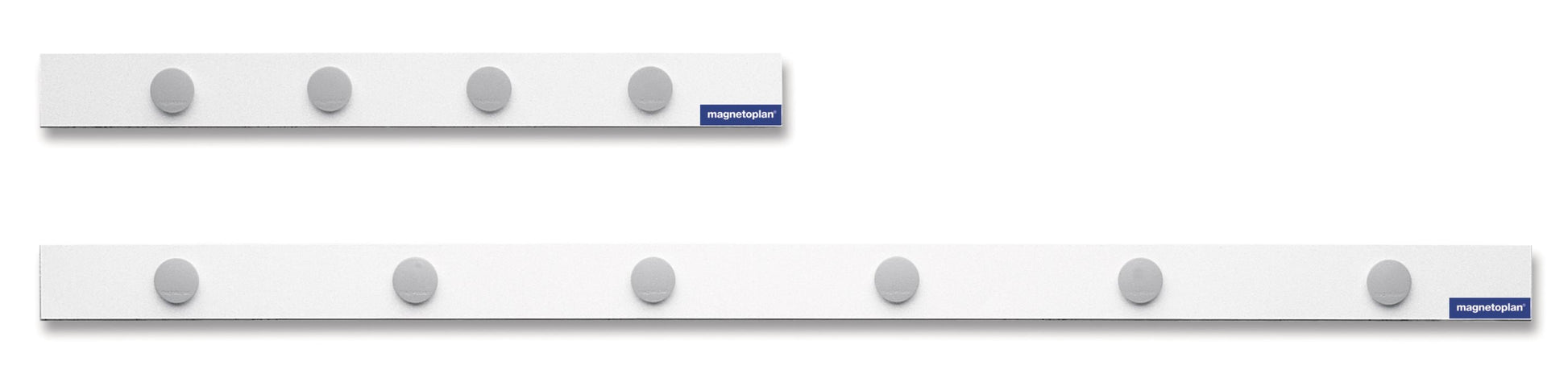 Magnetoplan 16271M Magnetleiste – 50 mm × 1 m, weiss, selbstklebend