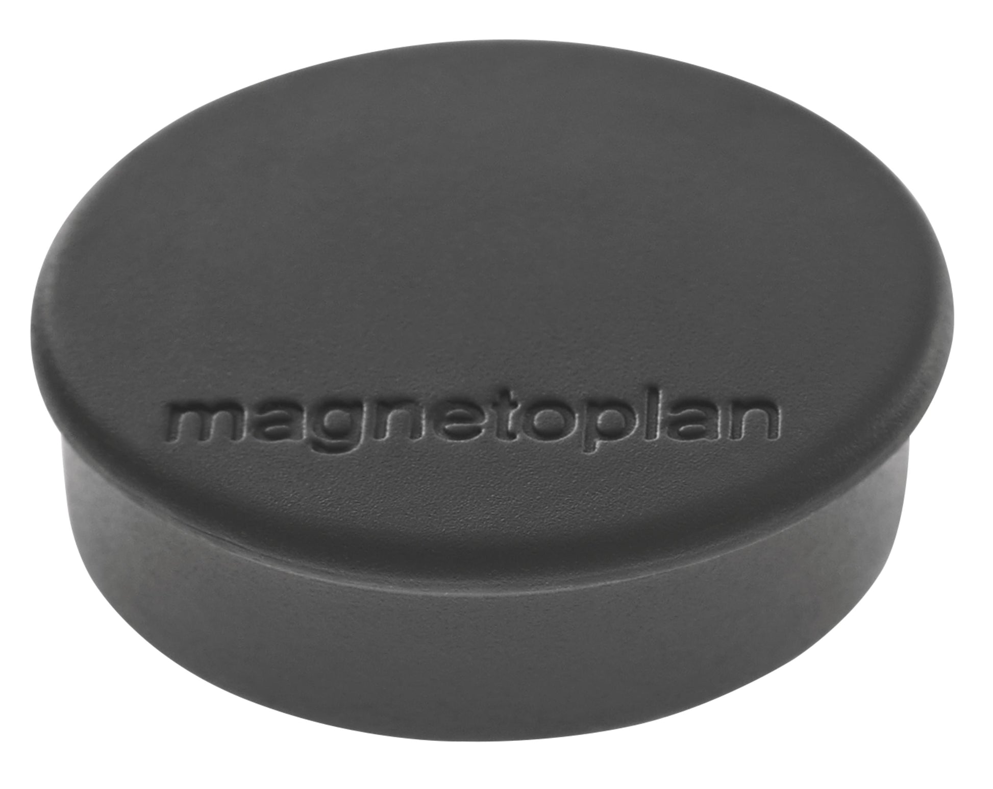 Magnetoplan Tafelmagnete – Ø 24 mm, 10 Stk., schwarz
