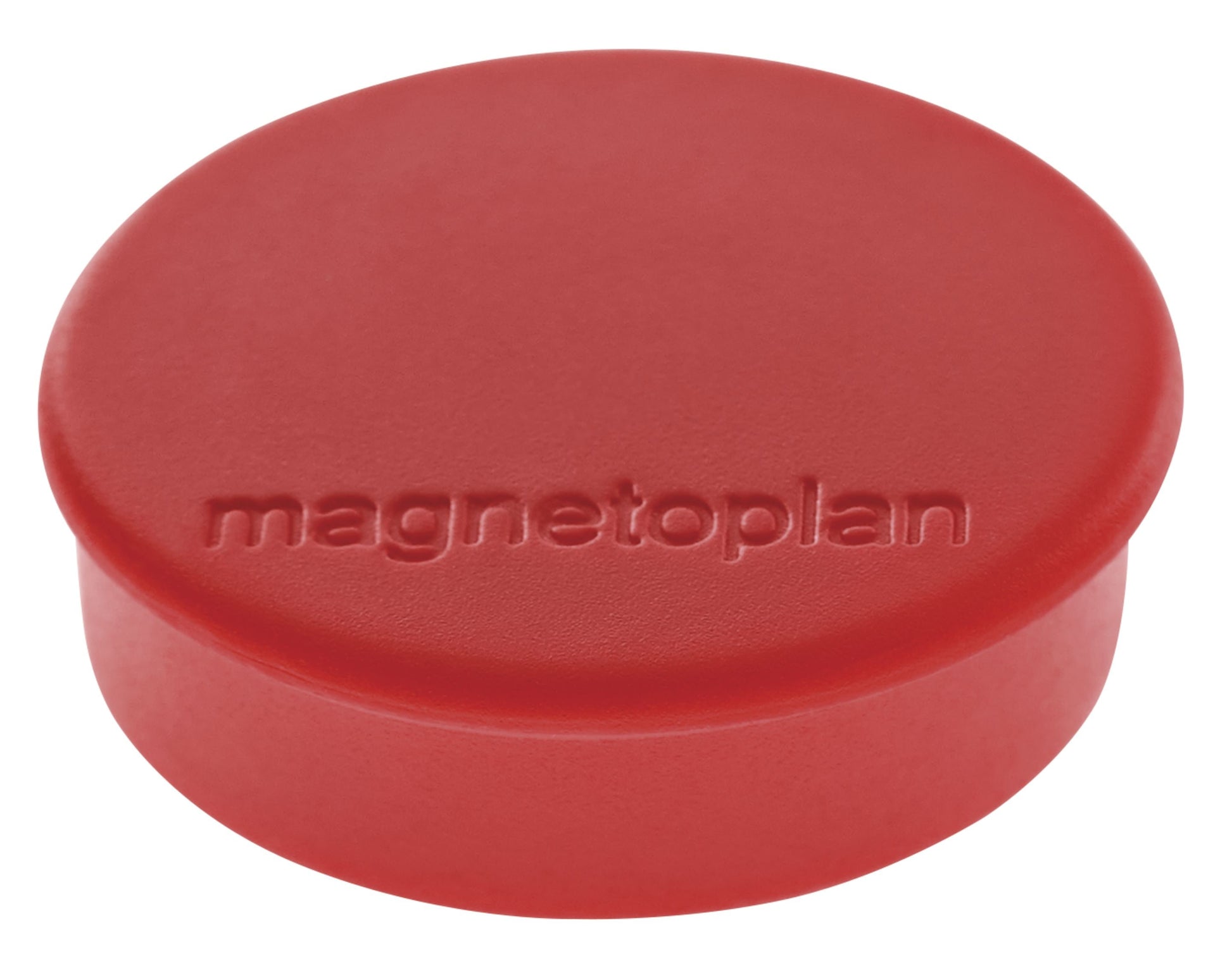 Magnetoplan Tafelmagnete – Ø 24 mm – 10 Stk. – rot