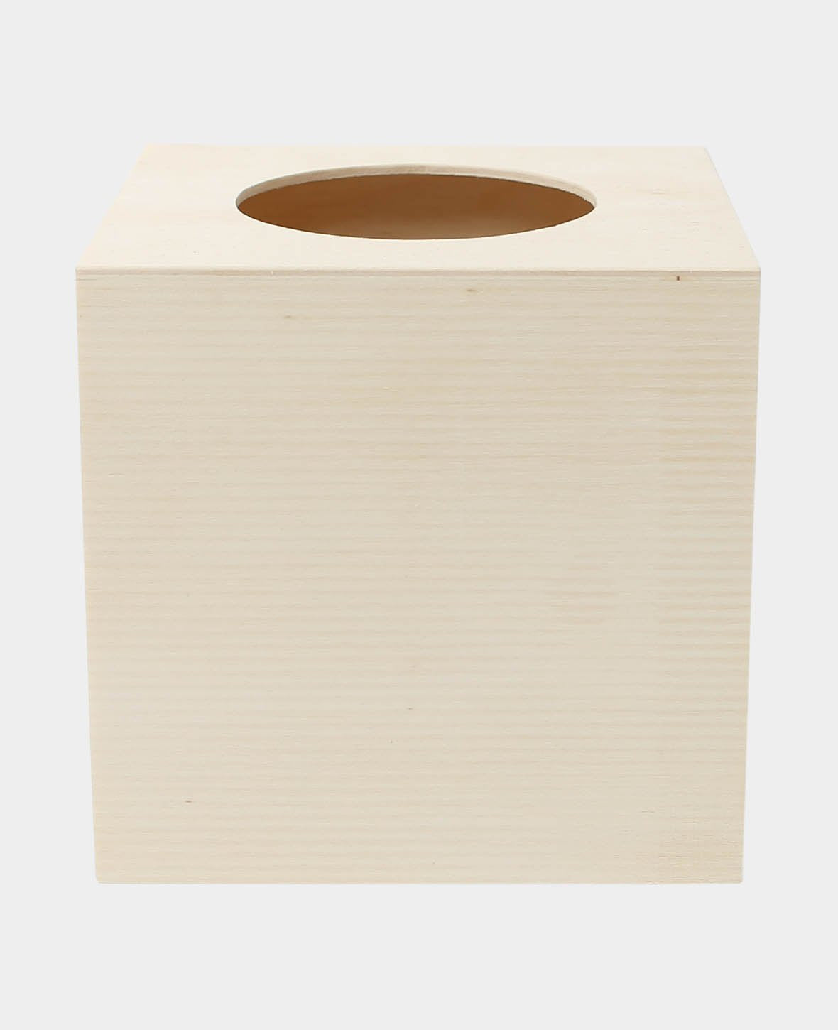 I am Creative Kosmetiktuchbox – Sperrholz/MDF, 14,5×15×15 cm, Braun