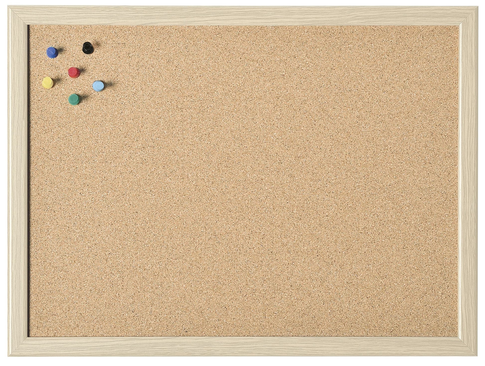Magnetoplan Korktafel – 40 × 30 cm, 1 Stk. – braun, Holzrahmen