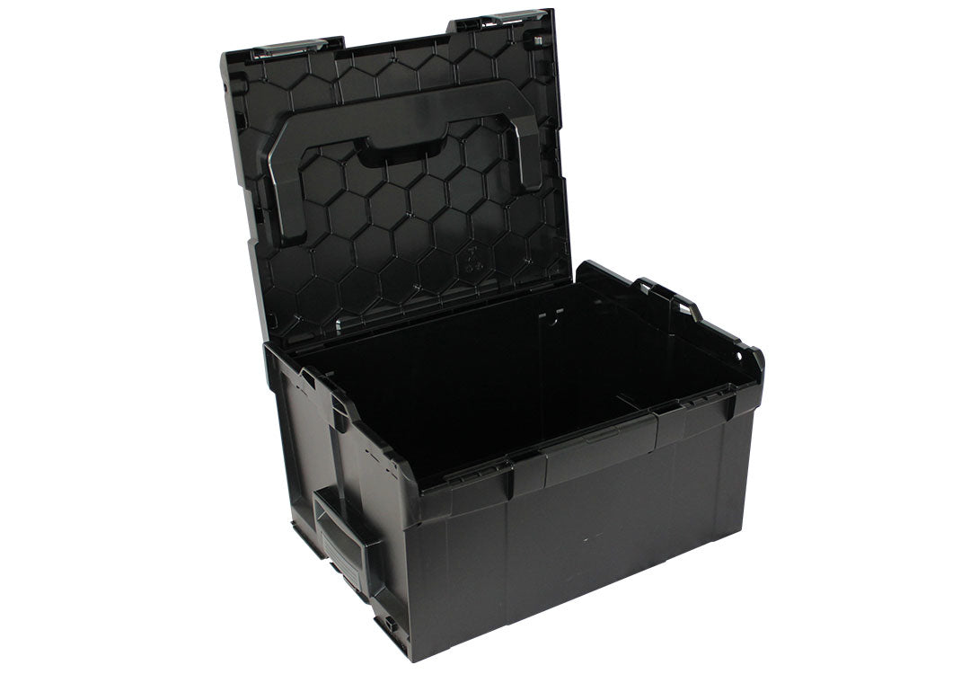 L-BOXX 238 Systemkoffer 25,5 l – leer, mit Klickverschluss, schwarz, ABS, B 445 × H 254 × T 358 mm