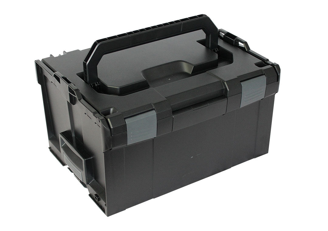 L-BOXX 238 Systemkoffer 25,5 l – leer, mit Klickverschluss, schwarz, ABS, B 445 × H 254 × T 358 mm